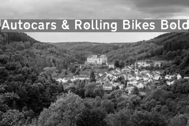 Autocars & Rolling Bikes Bold Polices examples