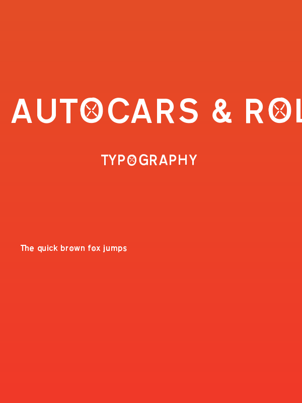 Autocars & Rolling Bikes Bold Poster