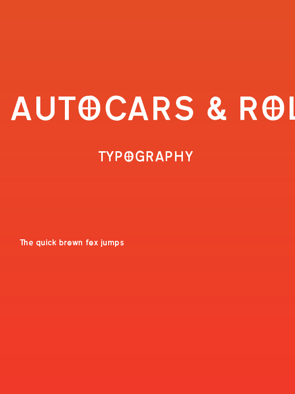 Autocars & Rolling Bikes Italic Poster