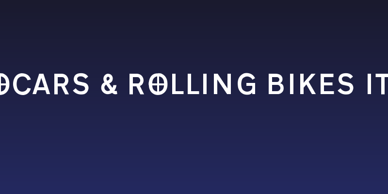 Autocars & Rolling Bikes Italic Social Header