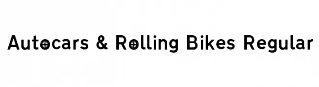 Autocars & Rolling Bikes Regular  baixar fontes gratis