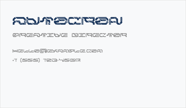 Autocron Business Card
