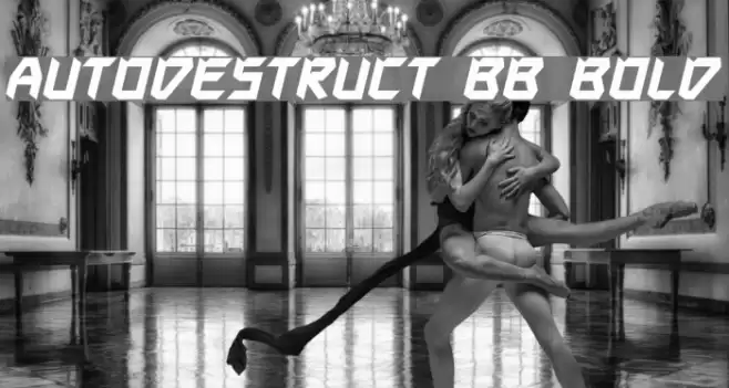 Autodestruct BB Bold Fonte examples