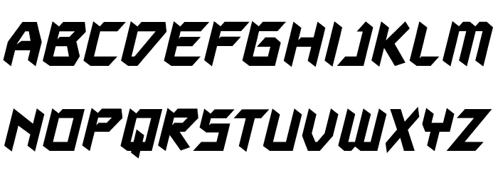 Autodestruct BB Bold Font LOWERCASE