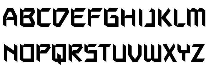 Autodestruct BB Font LOWERCASE