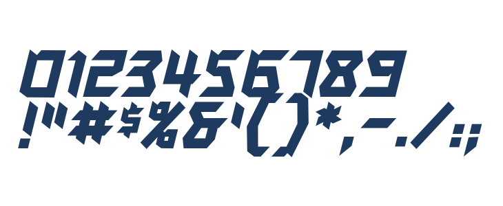 AutodestructBB-Bold Other Characters