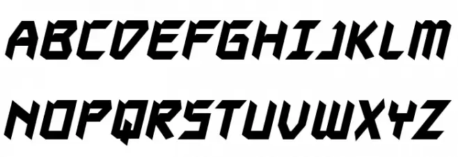 AutodestructBB-Bold Schriftart Groß