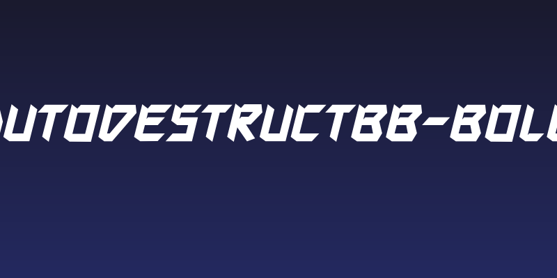 AutodestructBB-Bold Social Header