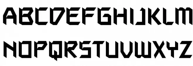 AutodestructBB 字体 小写