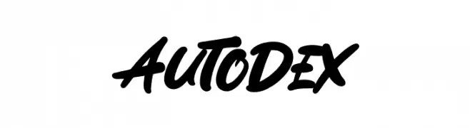Autodex  les polices de caractères gratuit tlcharger