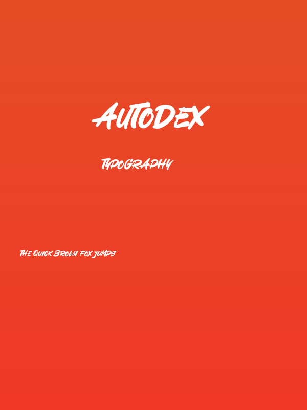 Autodex Poster
