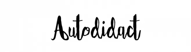Autodidact  Descarca Fonturi Gratis