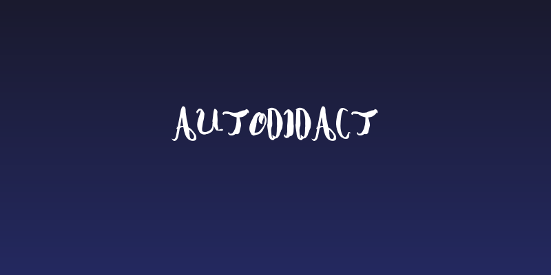 Autodidact Social Header