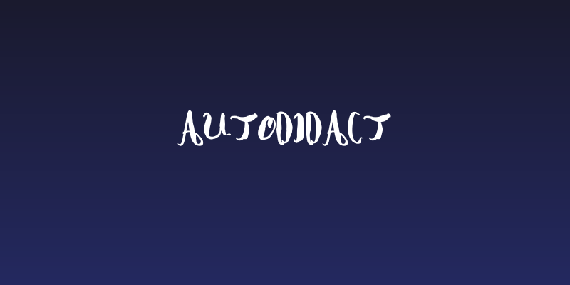 Autodidact Social Header