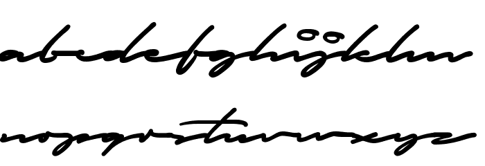 Autograf PERSONAL USE ONLY Font LOWERCASE