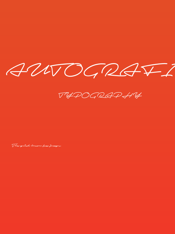 Autografia PERSONAL USE ONLY Medium Poster