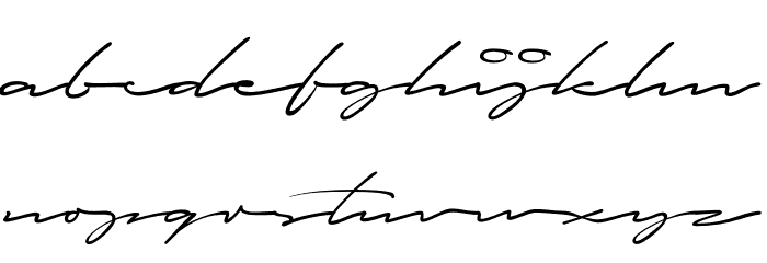 Autografia PERSONAL USE ONLY Thin Font LOWERCASE