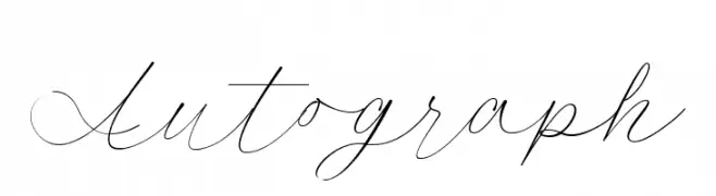 Autograph  Скачать бесплатные шрифты