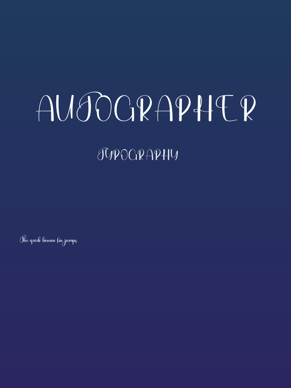 Autographer Poster