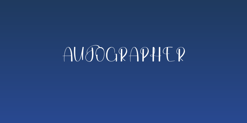 Autographer Social Header