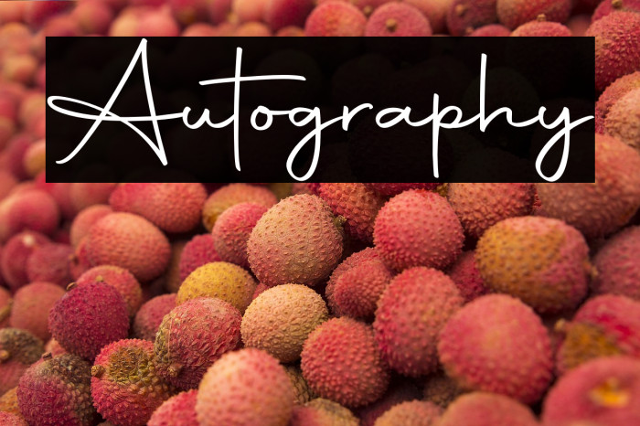 Autography Example 2