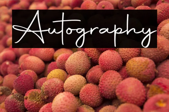 Autography Example 2