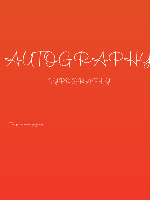 Autography Poster