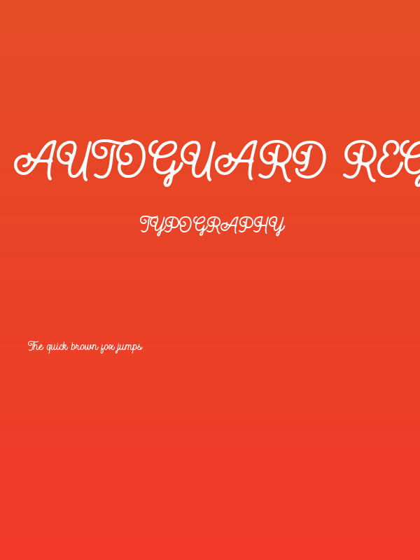 Autoguard Regular Poster