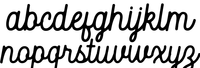 Autoguard Regular Font LOWERCASE