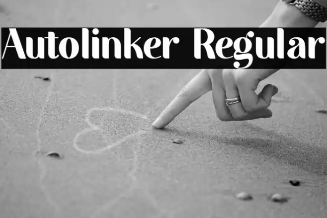 Autolinker Regular Font examples