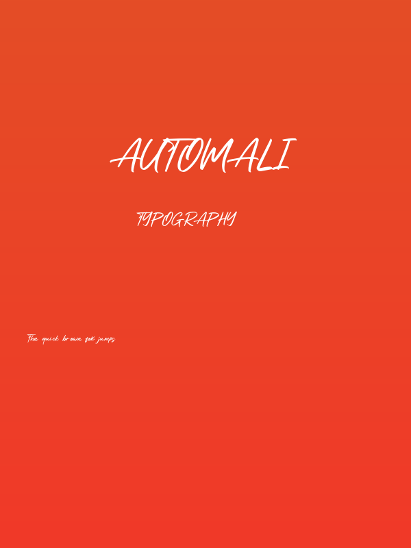 Automali Poster