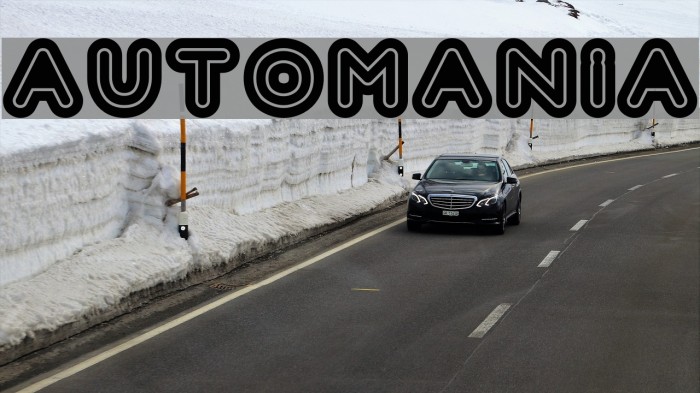 Automania Font examples