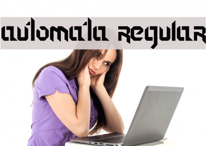 Automata Regular Font examples