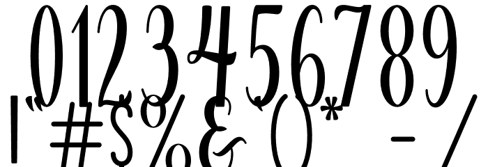 Automatic フォント その他の文字
