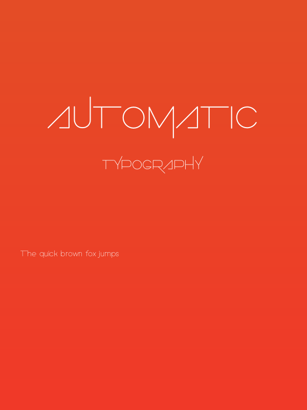 Automatic Poster