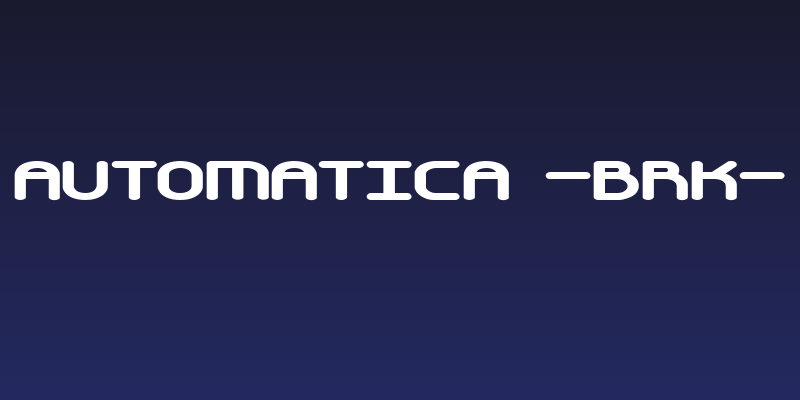 Automatica -BRK- Social Header