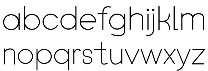 Automatic Font LOWERCASE