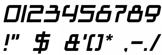 Automind Italic Polices AUTRES CHARS