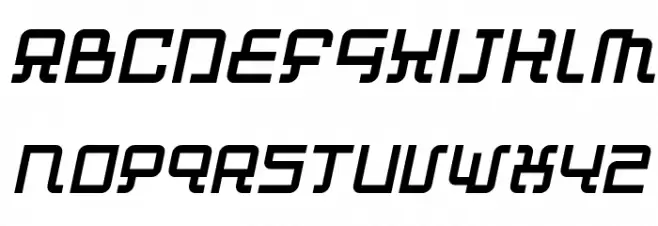 Automind Italic Шрифта ВЕРХНИЙ