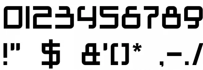 Automind Font OTHER CHARS