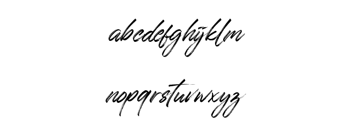 Automobile Contest Font LOWERCASE