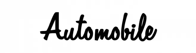 Automobile  免费字体下载