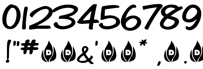 Automobile Font OTHER CHARS