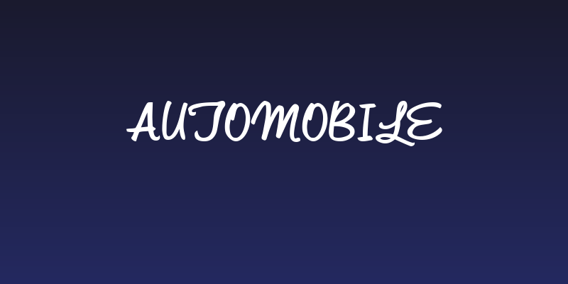 Automobile Social Header