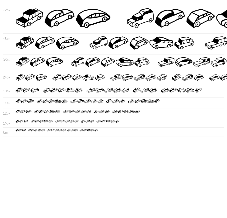 Automobiles Regular Waterfall