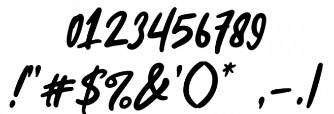 Autone Font OTHER CHARS