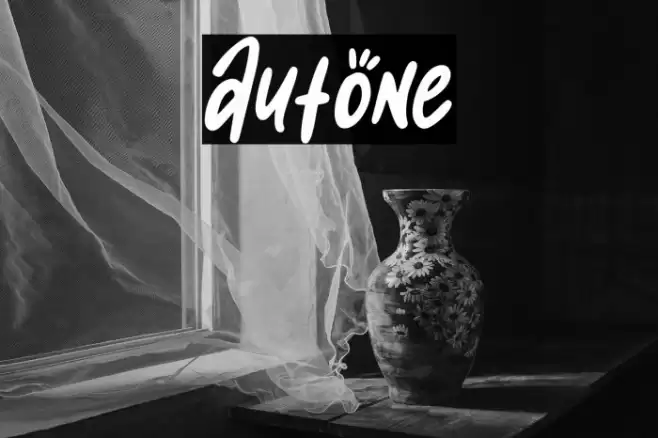 Autone Font examples
