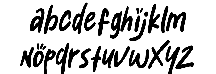 Autone Font LOWERCASE
