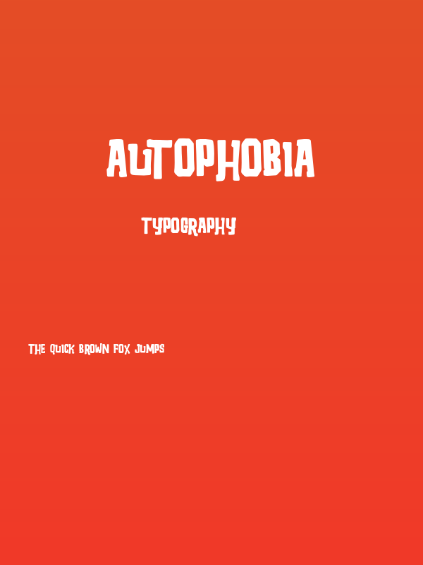 Autophobia Poster