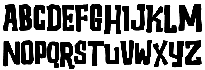 Autophobia Font LOWERCASE